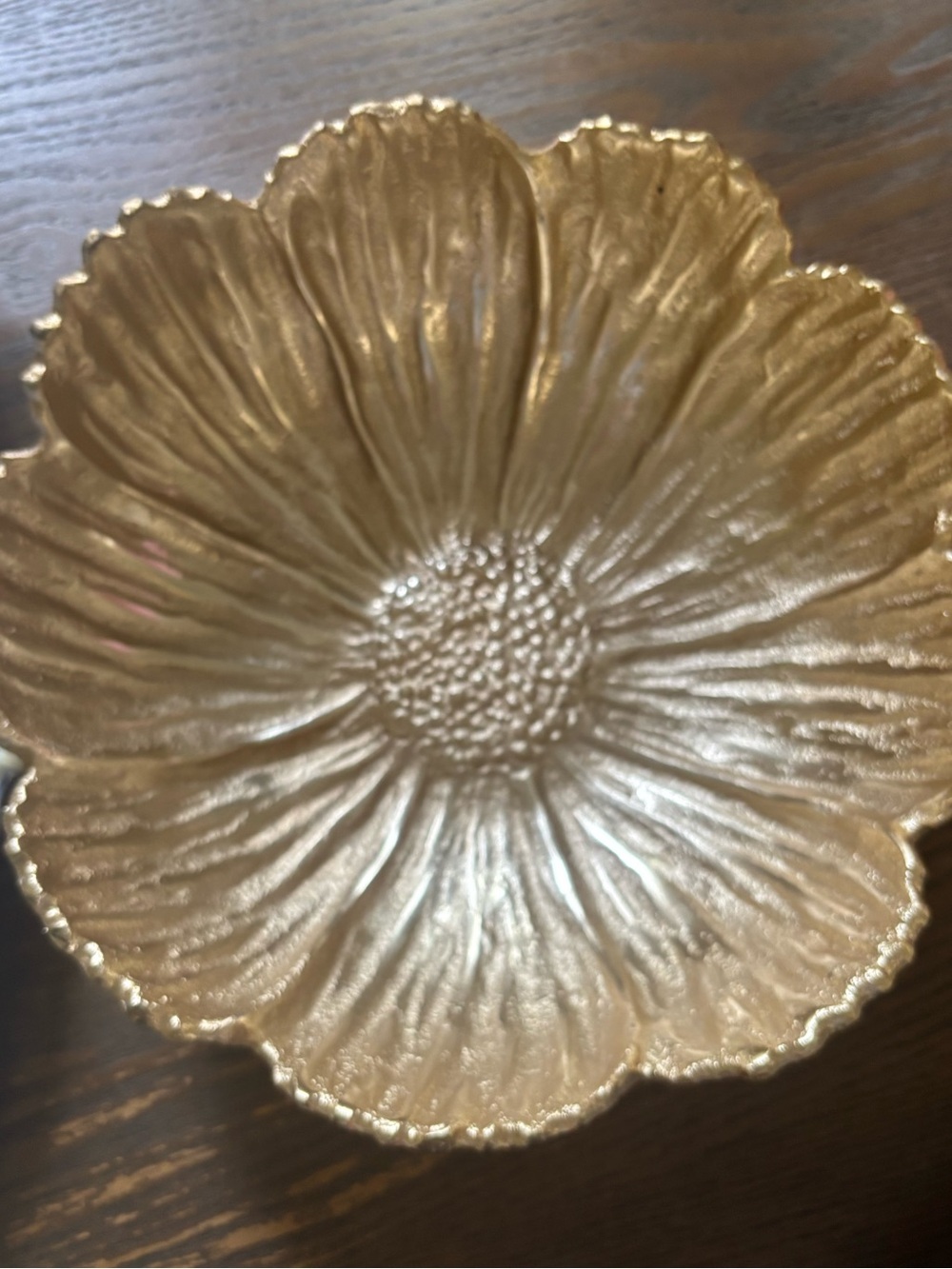 Daisy / Floral Brass/Gold Bowl New